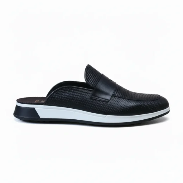 Sabot lw noir en veritable cuir