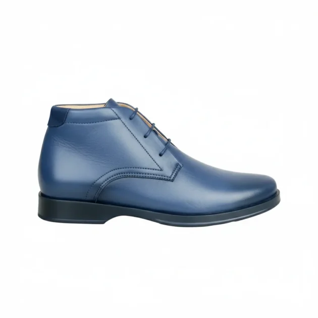 Bottine Chokka en cuir bleu