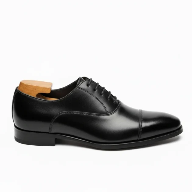 Chaussure Oxford en cuir noir pour homme