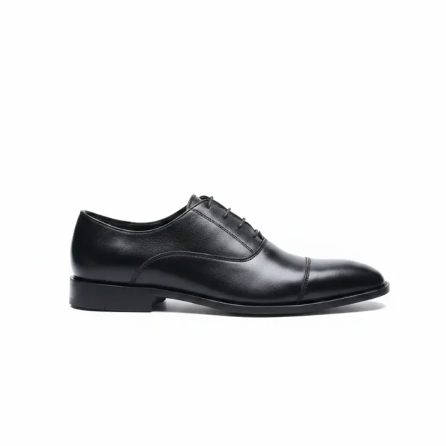 Chaussure Oxford en cuir noir pour homme